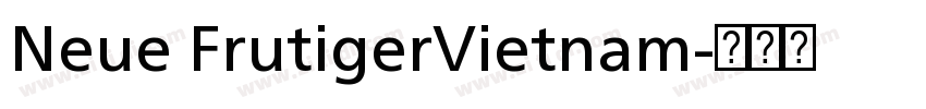 Neue FrutigerVietnam字体转换
